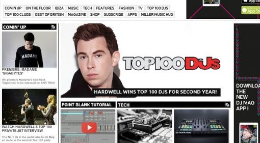 DJ Hardwell ist laut DJ Mag Top 100 der Beste DJ der Welt 2014.
