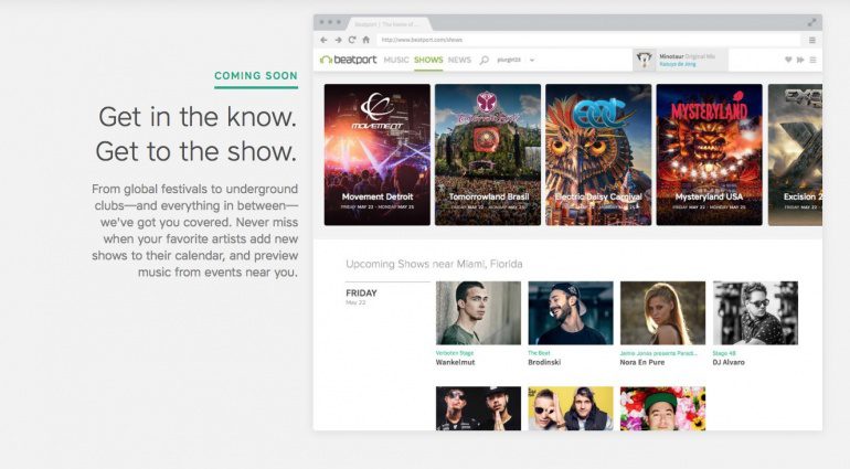 Beatport Beta Preview Shows