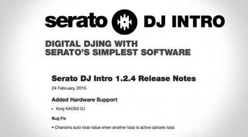 Update: Serato DJ Intro 1.2.4