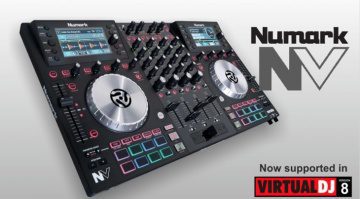 Numark NV jetzt mit Virtual DJ 8 Support