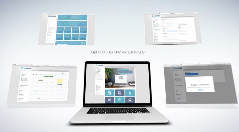 Gigcloud - Cloudbasierte Kunden-, Finanz- und Terminpflege für DJs