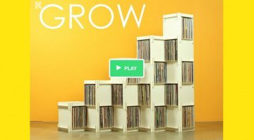 Grow - Vinyl Regal von Godar Furniture