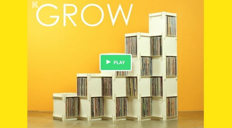 Grow - Vinyl Regal von Godar Furniture