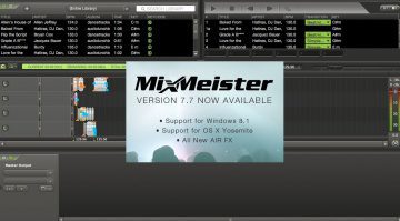 Mixmeister 7.7 Update steht zum Download bereit