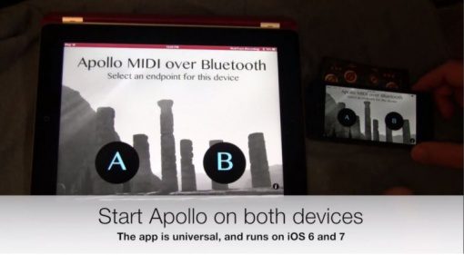 Apollo MIDI over Bluetooth LE iOS OSX Secret Base Design