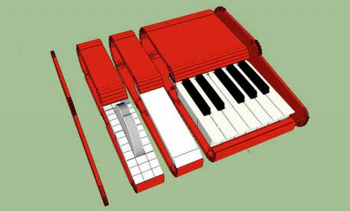 Modular Keyboard ausdrucken