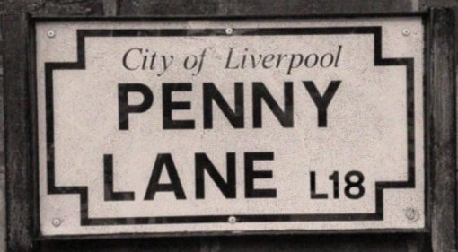 Korg PEnny Lane Street Sign Straßenschild Mellotron Gerücht