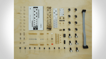 Foto der Bauteile des ABC-Eurorack Moduls von Bastl Instruments