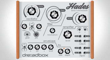 Produktabbildung des kompakten Bass-Synthesizers Hades des Herstellers dreadbox