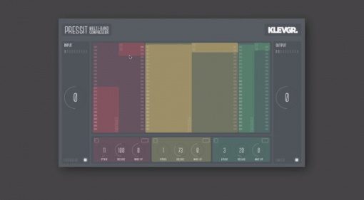 Klevgränd Klevgraend PressIt Multi Band Kompressor Compressor VST AU iPad GUI