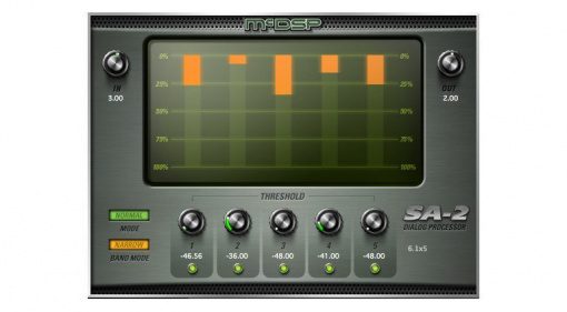 MacDSP SA-2 Dialog Processor Plugin GUI