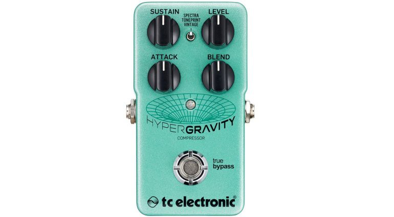 TC Electronic HyperGravity Multiband Kompressor Pedal Front