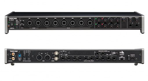 Tascam US-20x20 USB3 Front Back