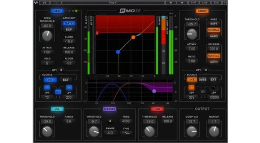 Waves eMo D5 dynamics Plugin Effekt GUI