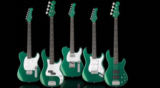 G&L ASAT Gitarre Bass 35th Anniversary Juliläum Emerald Green