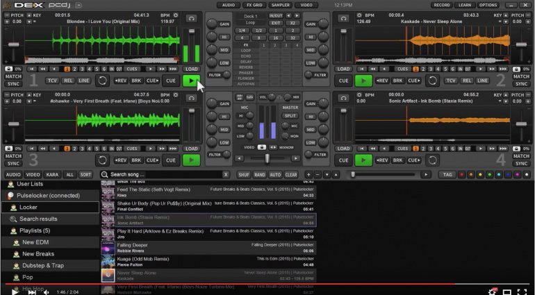 PCDJ Dex 3.5 und Pulselocker