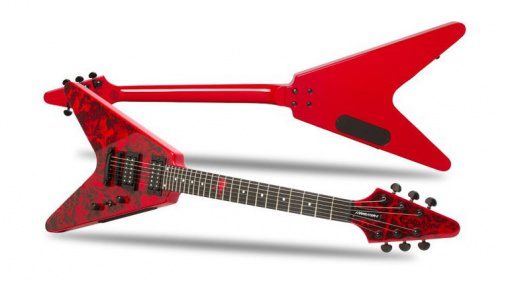 Epiphone Jeff Waters Annihilation-II Signature Flying-V Gitarre Front Neck