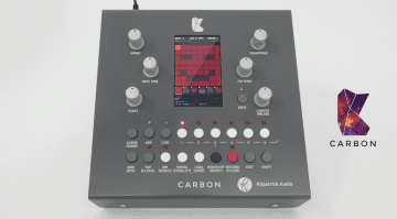 Frontansicht des Kilpatrick Audio CARBON Sequencers