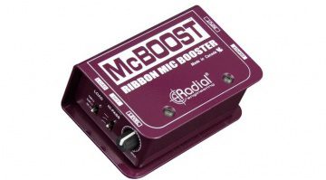 Radial Engineering McBoost Ribbon Mic Bändchen DI Box Top