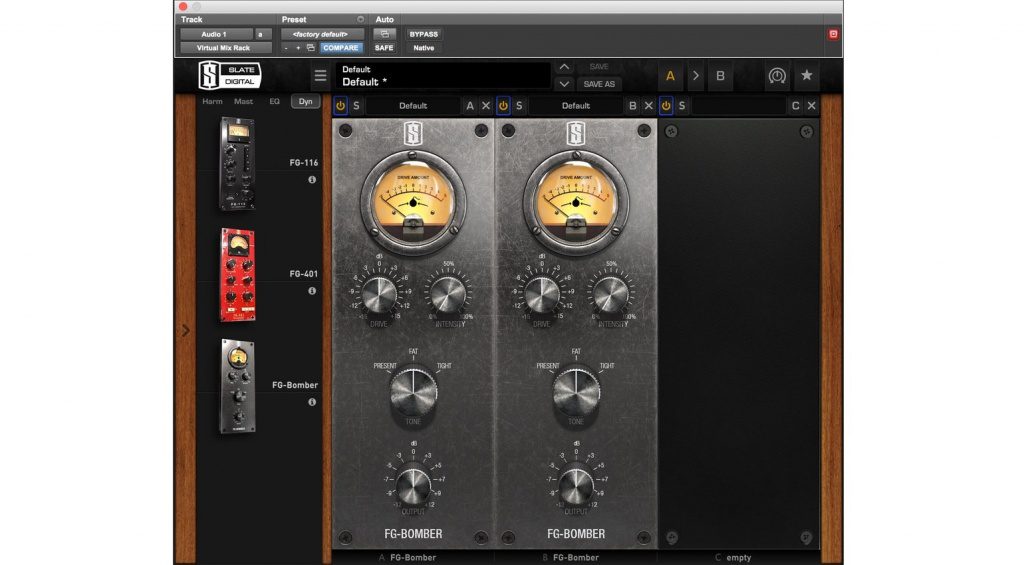 all slate virtual mix rack