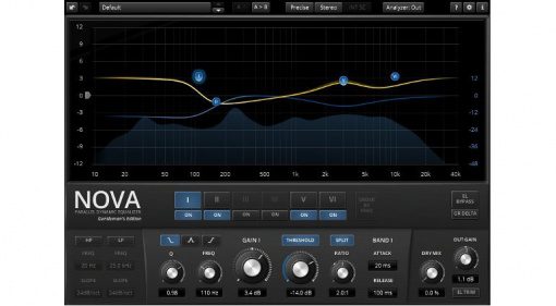 Tokyo Dawn Labs TDR Nova Plug-In Dynamic EQ Equalizer GE Gentlemans Edition