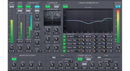 Eventide Ultrachannel Plug-in GUI