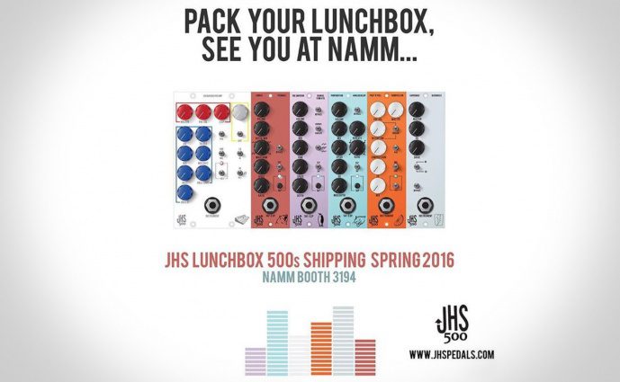 Jhs Pedals baut Module für die Lunchbox