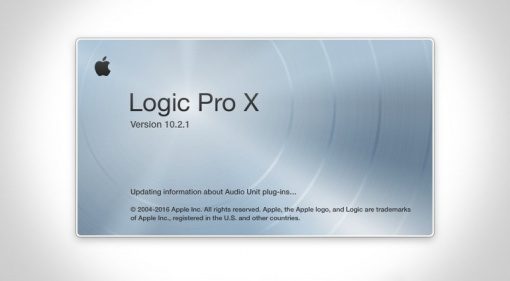 Logic Pro X 10.2.1 Update Error Splash Screen