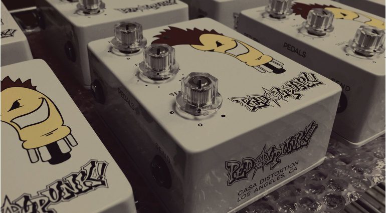 Casa Distortion Pedalpunkt DI Overdrive Gehäuse Front