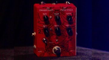Dwarfcraft Devices Twin Stags Tremolo Effekt Pedal Gitarre Synthesizer Front
