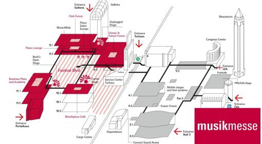 Musikmesse 2016 Plan