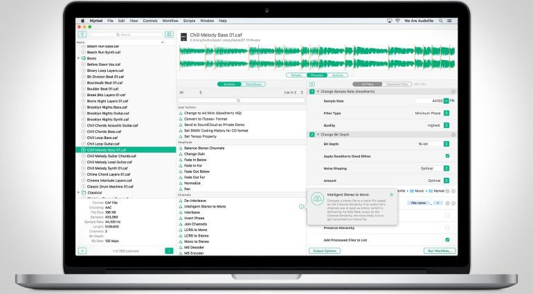 Audiofile Engineering Myriad - ein professioneller Batch Prozessor für euer Audio