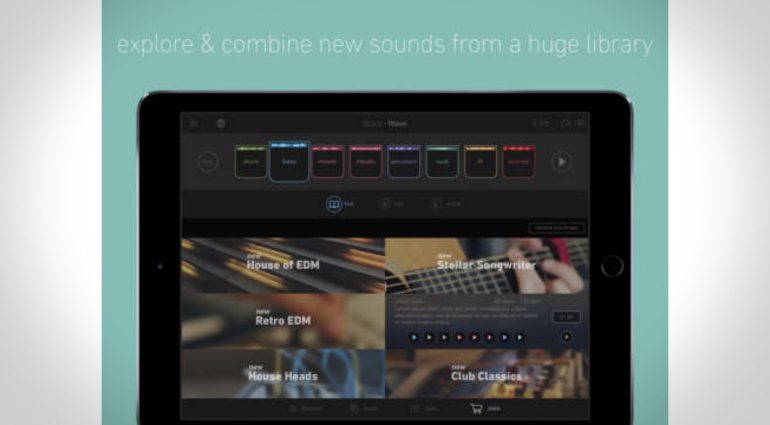 Blocs Wave - elektronische Musikproduktionsmaschine für iOS
