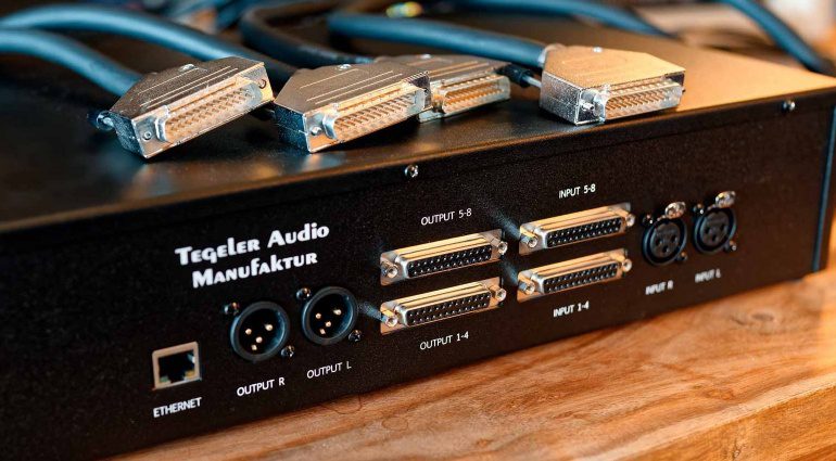 Tegeler Audio Manufaktur Konnektor Rückseite Back