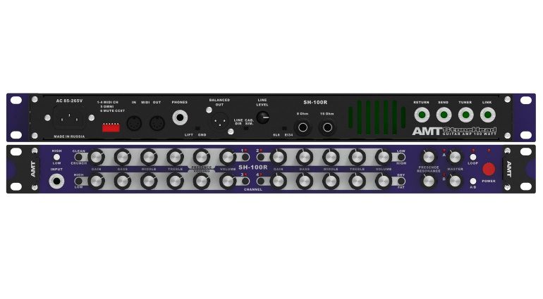 AMT SH-100R STonehead Rack Amp Front Back