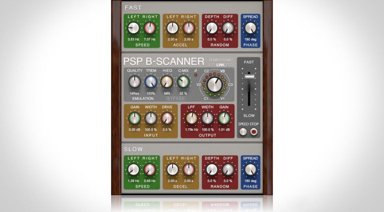 PSP Audioware B-Scanner - emuliert den klassischen Sound alter Vintage Orgeln