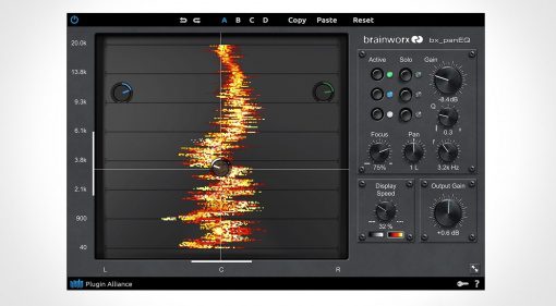 Brainworx bx_panEQ Plug-in GUI Equalizer Panorama