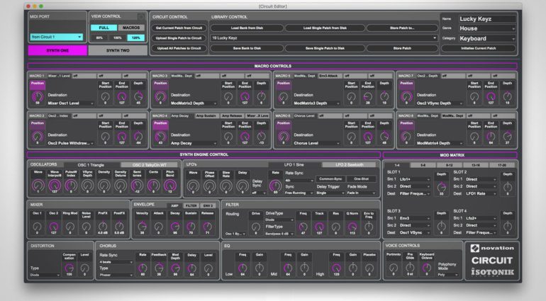 Novation Circuit Version 1.2 und Circuit Components - umfangreiches Feature Update für den kleinen Alleskönner