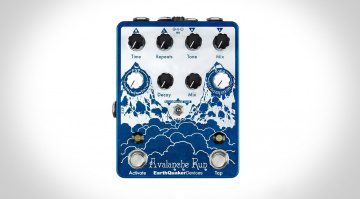 Earthquaker Devices Avalanche Run Pedal Delay Reverb Front
