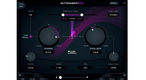 Flux BitterSweet Pro V3 Plug-in Transienten Designer GUI