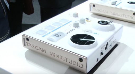 Musikmesse 2016: Tascam Prototyp MiniStudio Soundkarte für Blogger