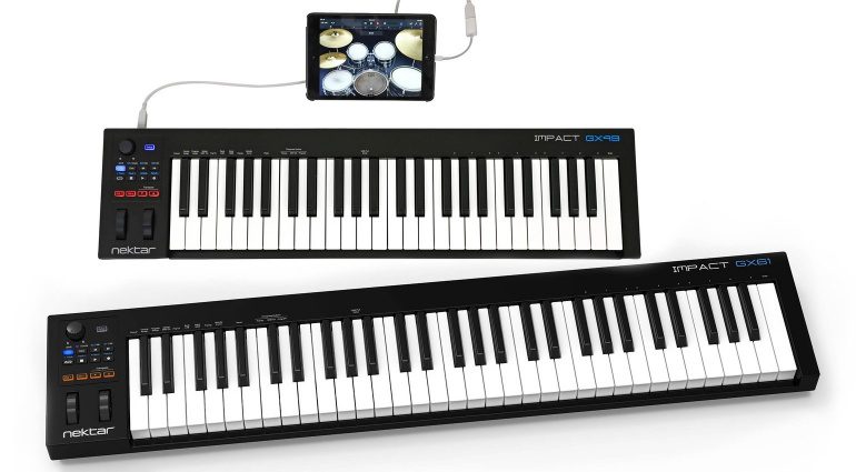 Nektar Impact GX49 GX61 iPad Controller Keyboard Front