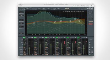 TBProAudio dEQ6 dynamic Equalizer GUI