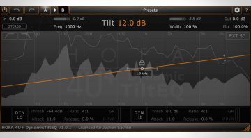 HOFA 4U+ DynamicTiltEQ - kostenloser Tilt Equalizer mit In-App Upgrades