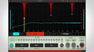 Waves X-FDBK - automatische Feedback Eliminierung durch ein Plug-in