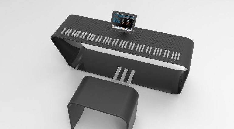 Alpha Pianos MPiano ACTOR - eine Designstudie mit Porsche