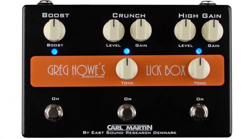 Carl Martin Greg Howe Signature Lick Box Pedal Front