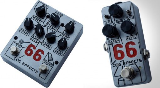 Cog Effects Knightfall 66 Mini 66 Pedal Effekt Front Bass Distortion