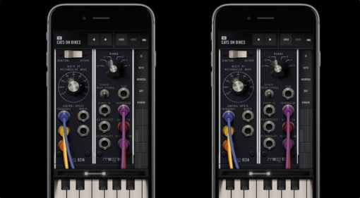 Moog Model 15 App iOS GUI 1