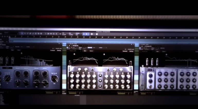 Positive Grid Pro Series Matching EQ Equalizer Plug-in GUI